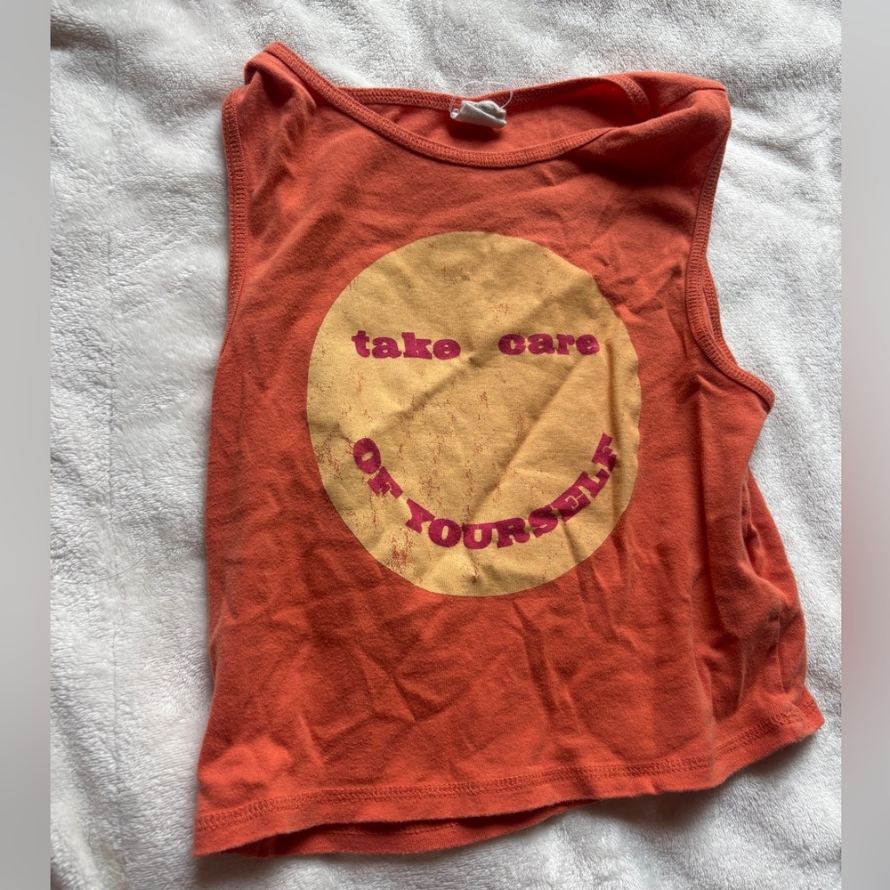 Orange Urban Outfitters Tank Top